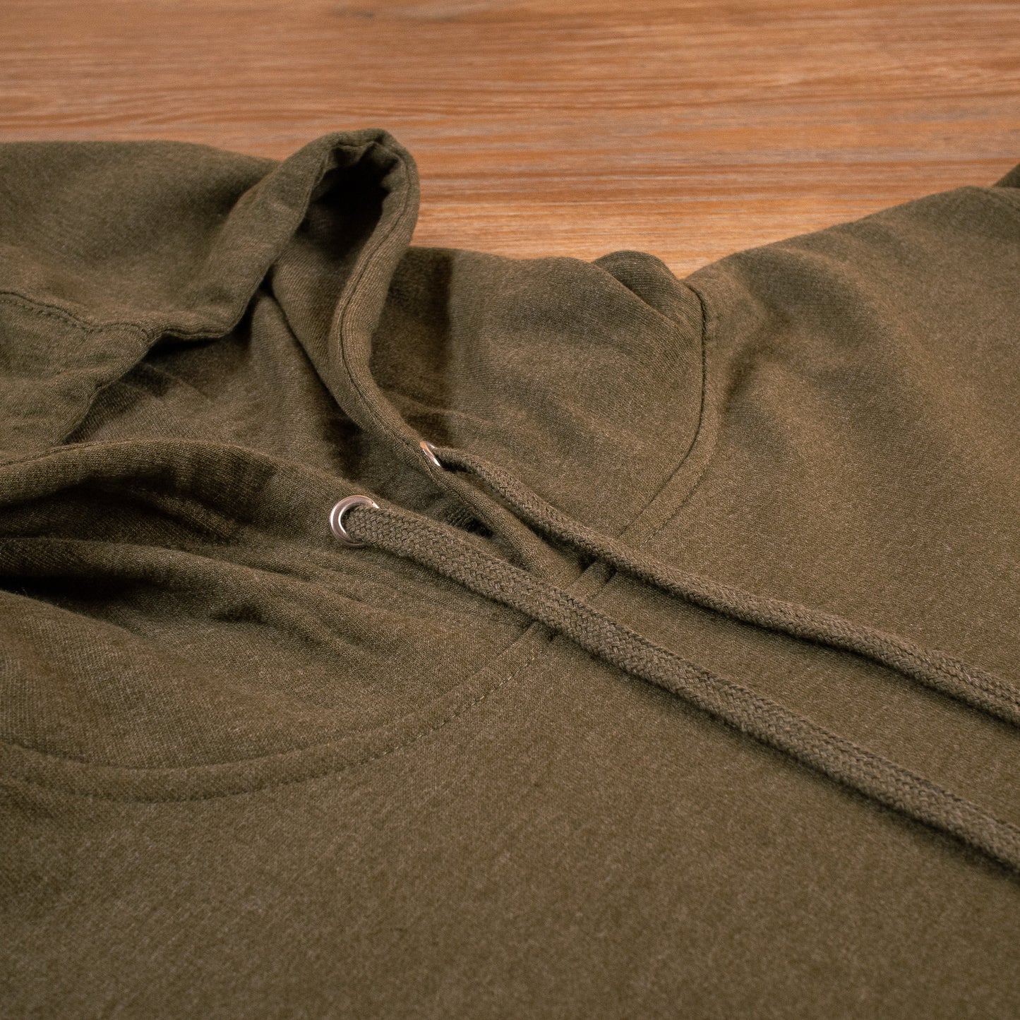 Lightweight Classic Logo Hoodie (Army Heather)
