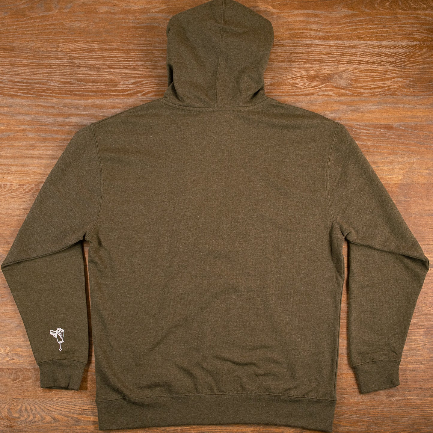 Lightweight Classic Logo Hoodie (Army Heather)