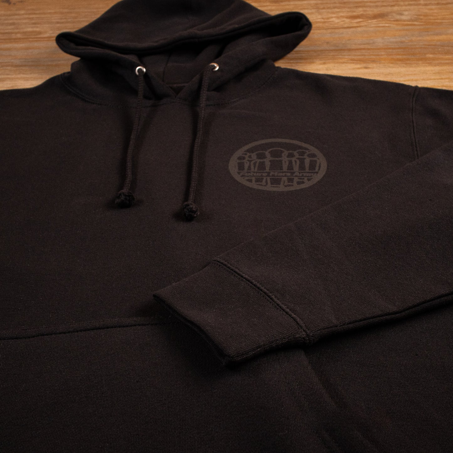 Middleweight Sandman Hoodie (Black On Black)