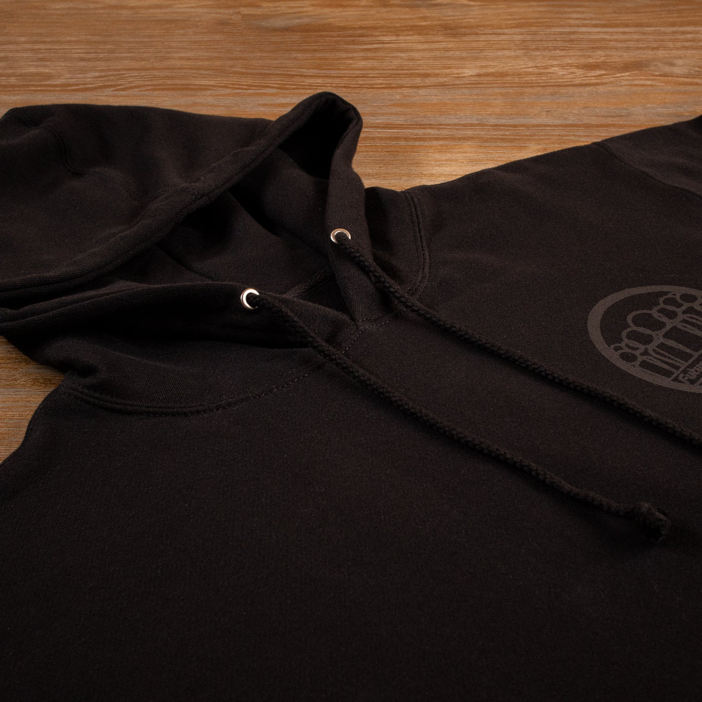 Middleweight Sandman Hoodie (Black On Black)