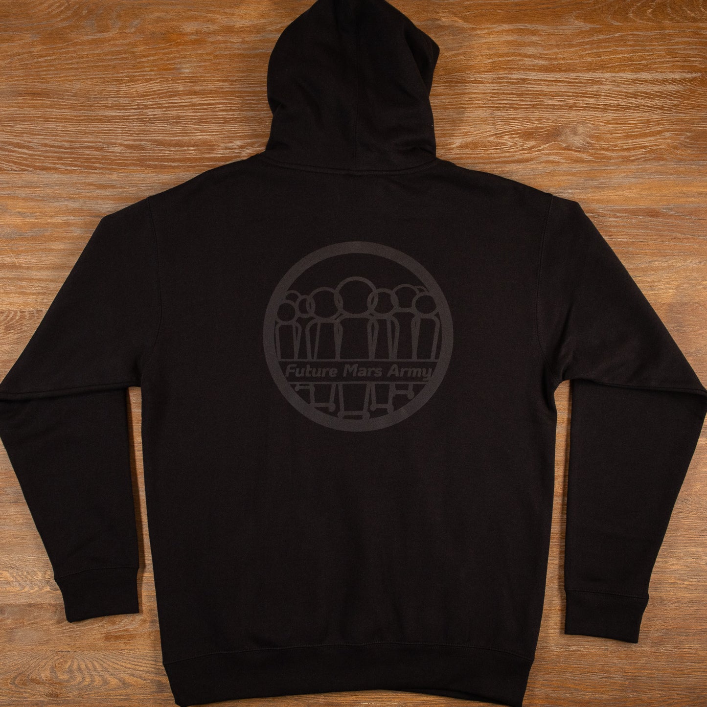 Middleweight Sandman Hoodie (Black On Black)