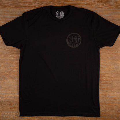 Classic Logo Tee (Black On Black)