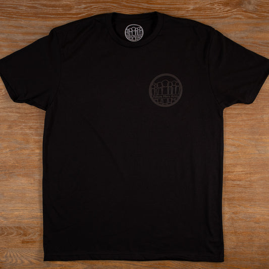 Classic Logo Tee (Black On Black)