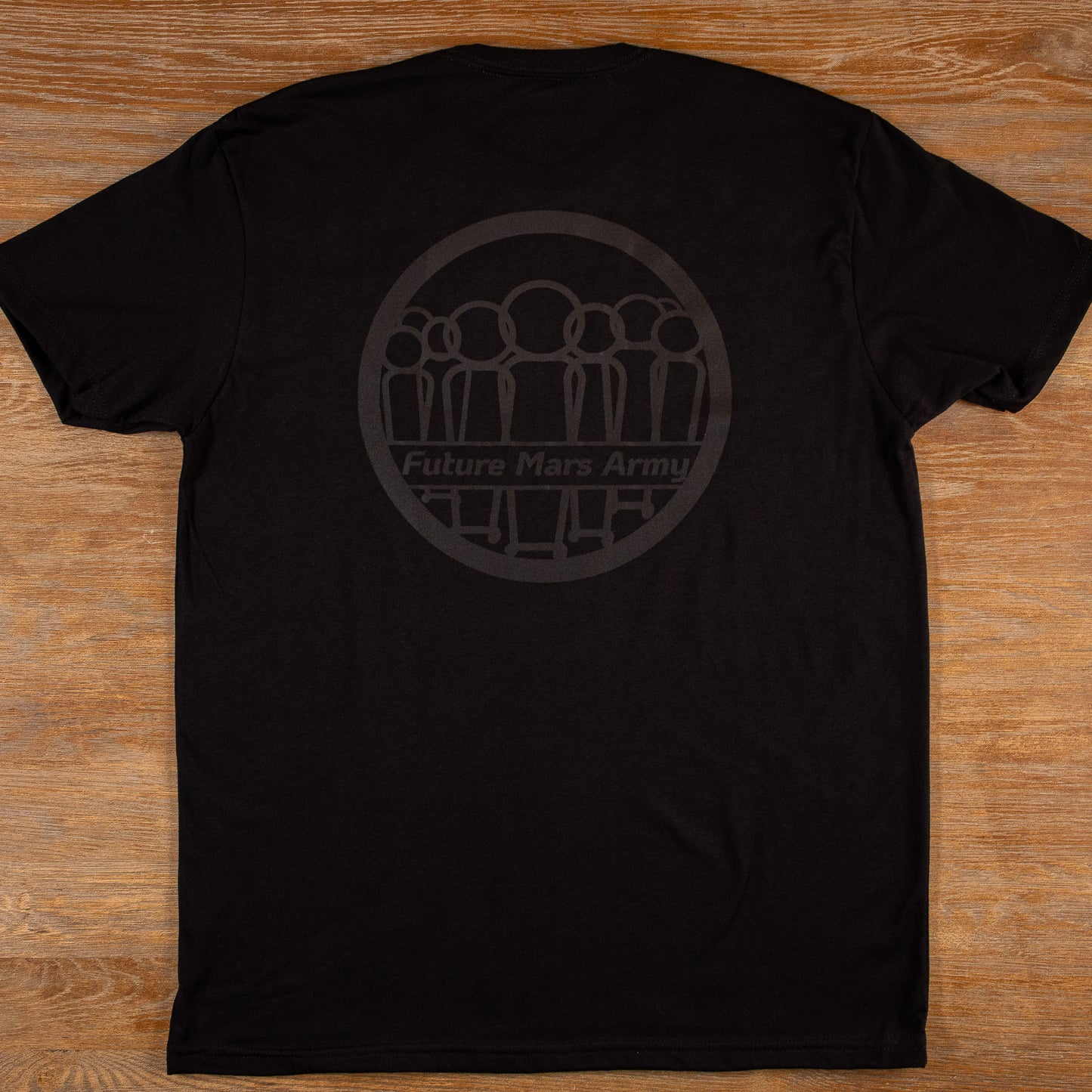 Classic Logo Tee (Black On Black)