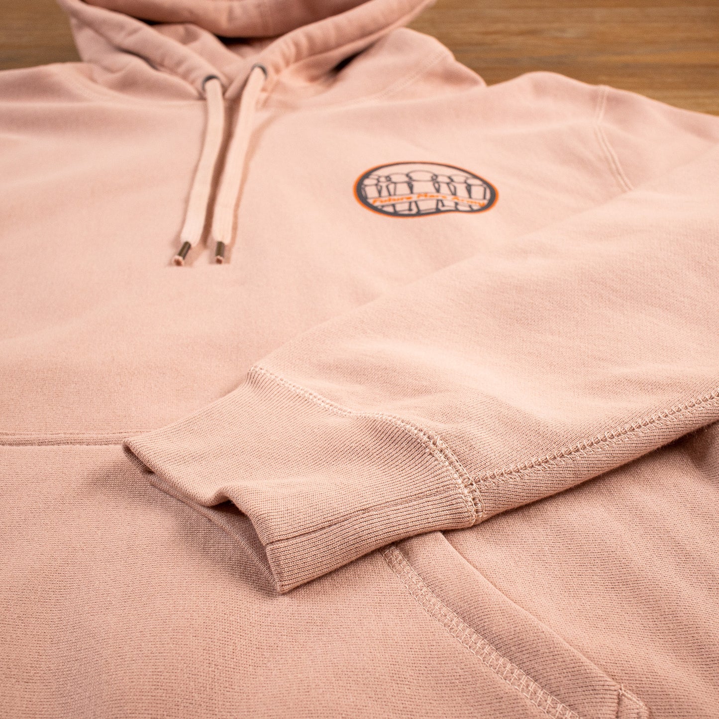 Premium Heavyweight Classic Logo Hoodie (Dust Pink)