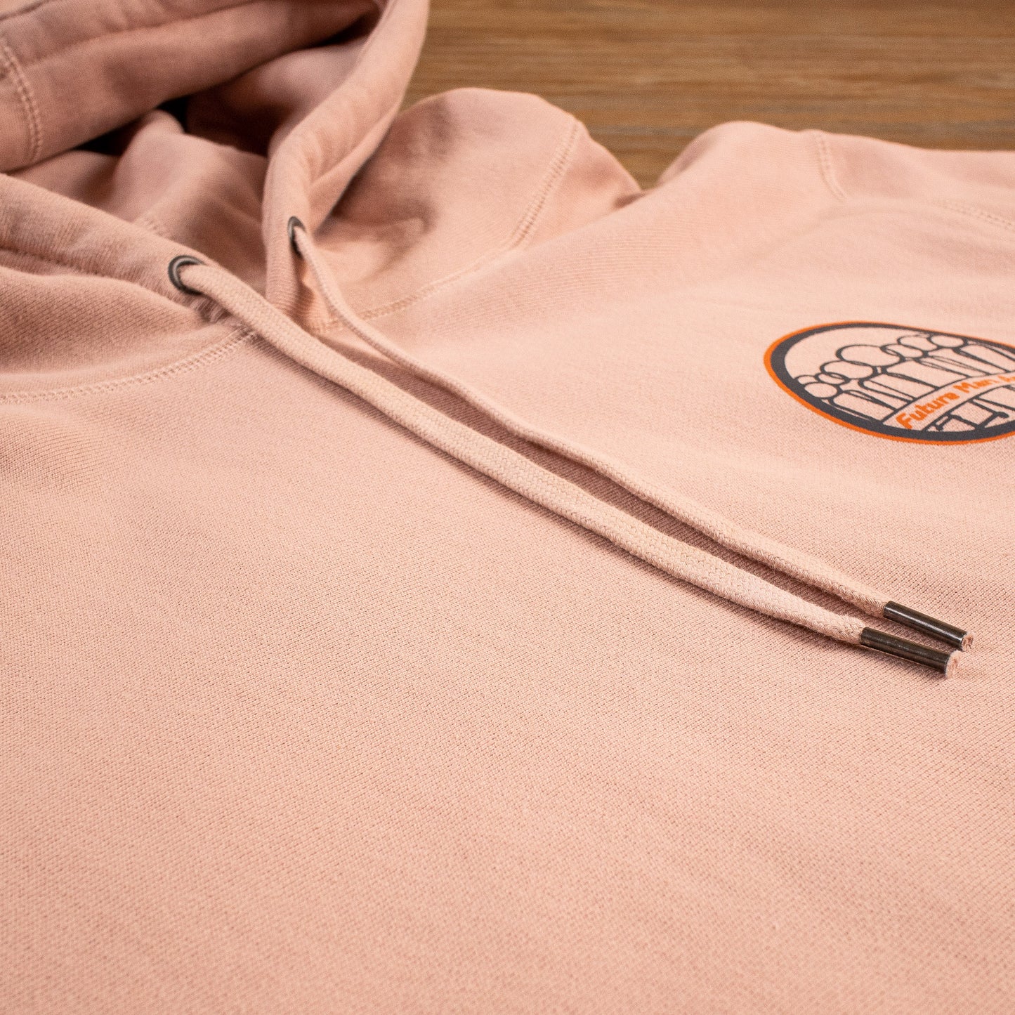 Premium Heavyweight Classic Logo Hoodie (Dust Pink)