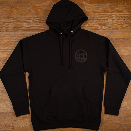 Middleweight Sandman Hoodie (Black On Black)