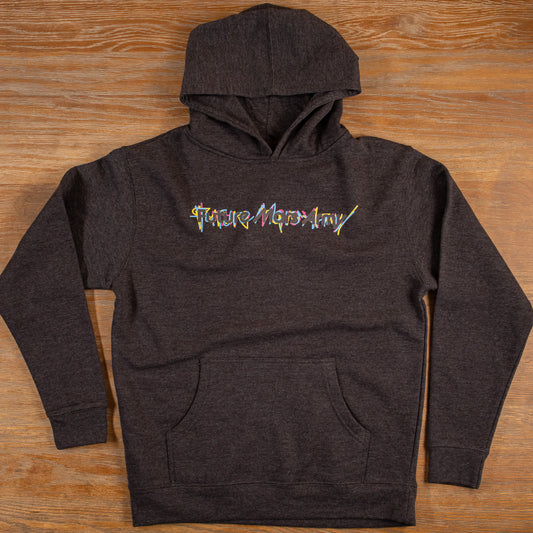 Youth - Laser Beams Hoodie (Charcoal heather)