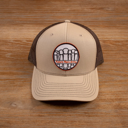 Classic Logo Trucker Hat (Khaki & Coffee)