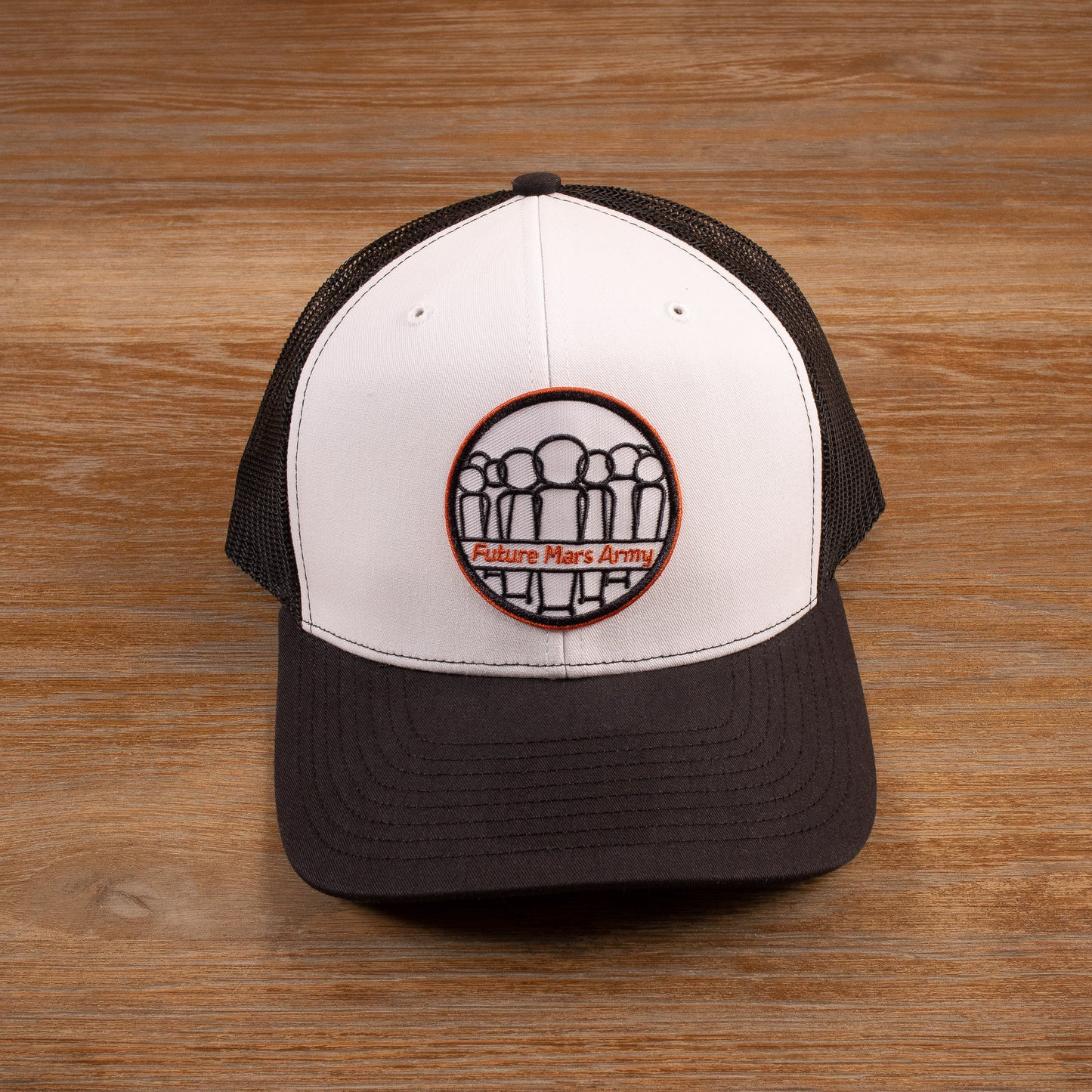 Classic Logo Trucker Hat (White & Black)